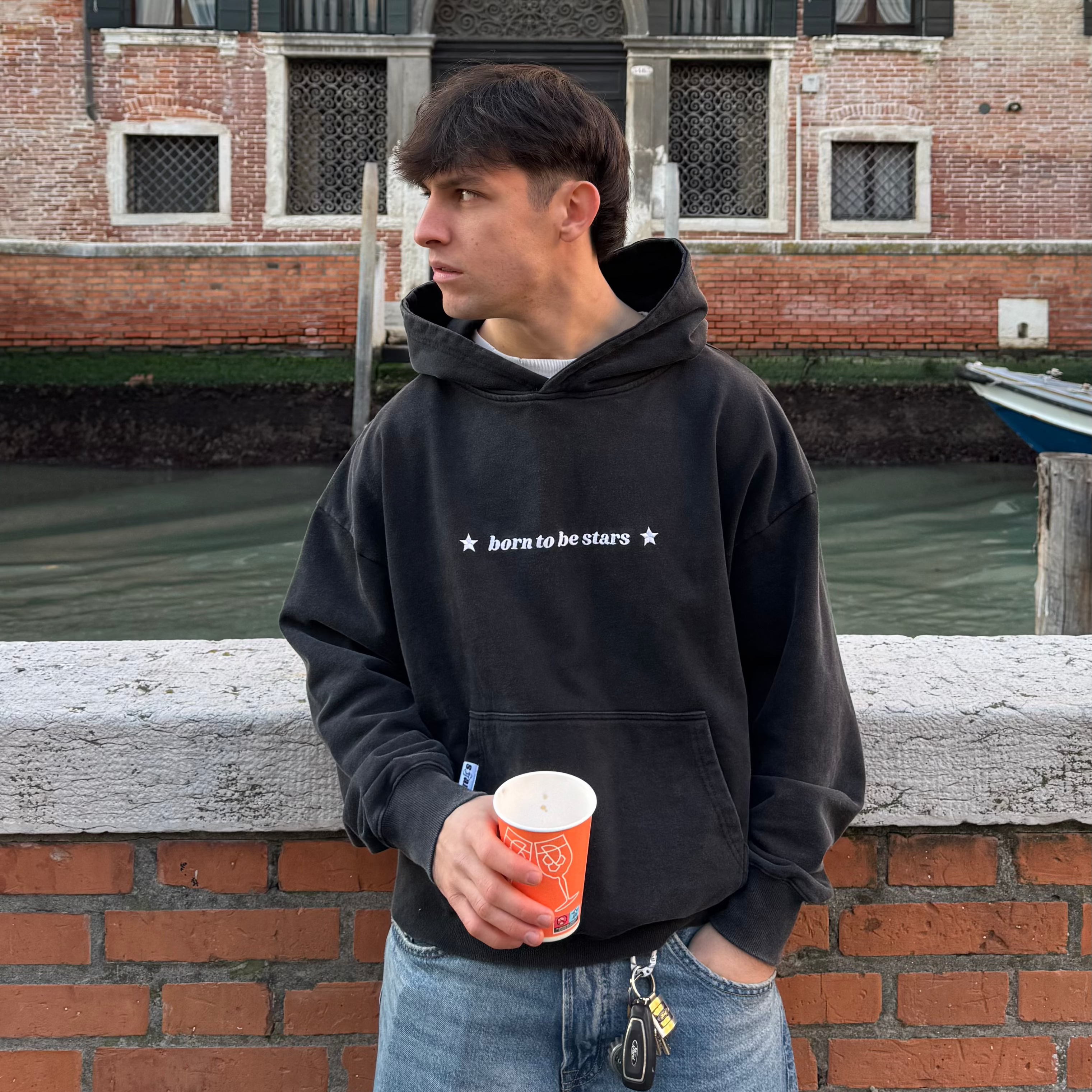 BORN TO BE STARS BLACK HOODIE