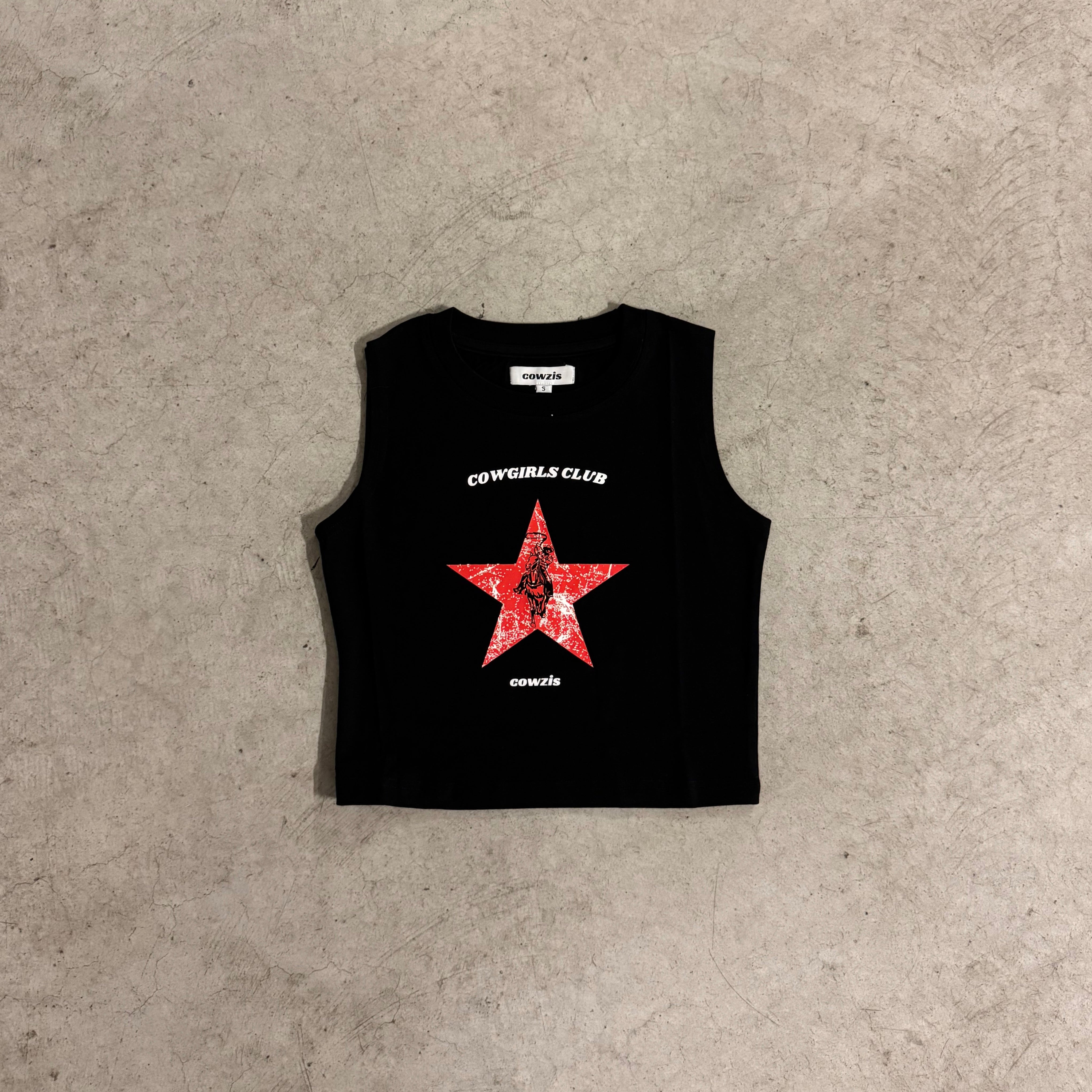 COWGIRLS CLUB BLACK TOP