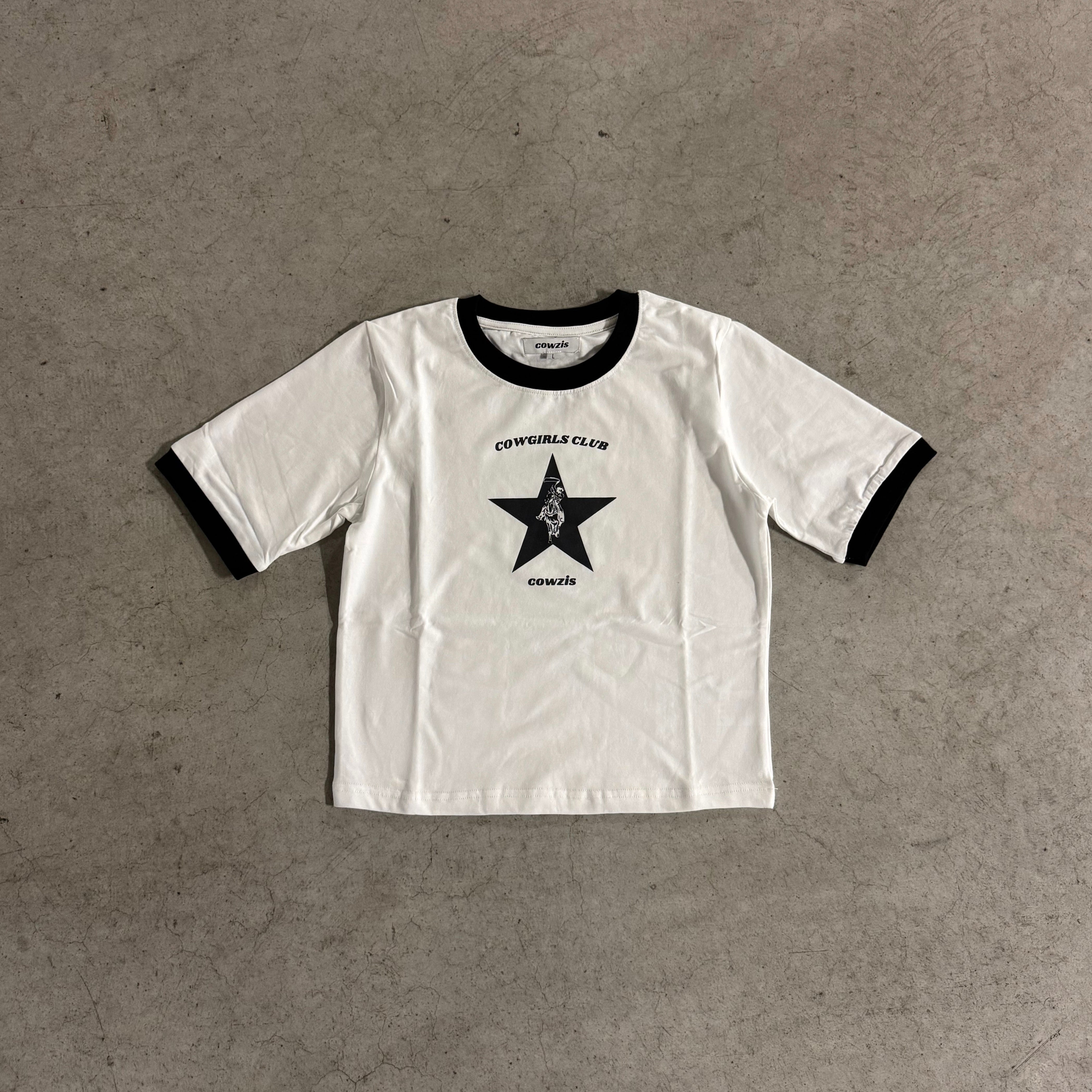 COWGIRLS CLUB WHITE TOP