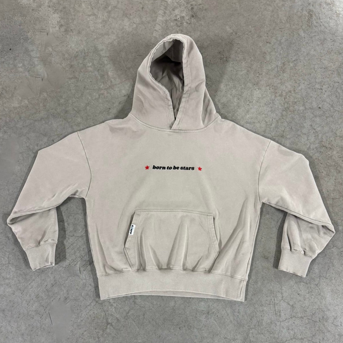 BORN TO BE STARS GRAY HOODIE